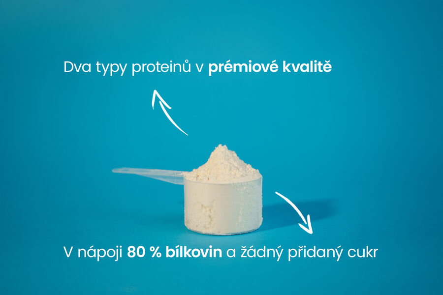 Proteinový nápoj – příchuť mandle a kokos