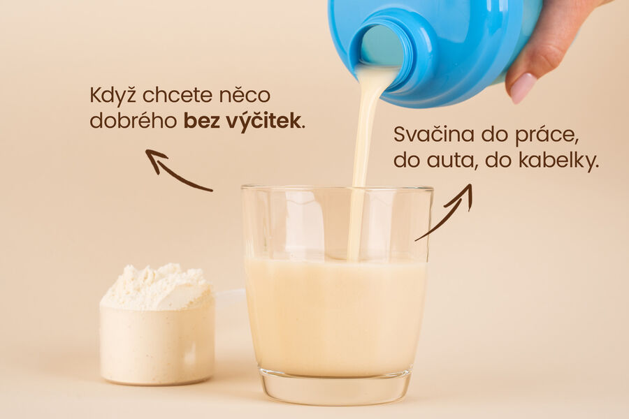 Proteinový nápoj – příchuť vanilka