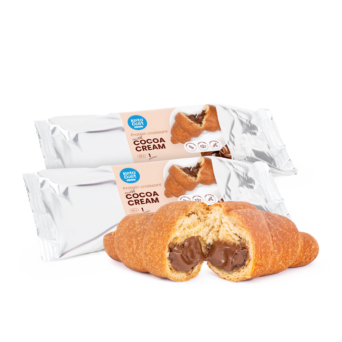 Proteinový croissant s čokoládovou náplní
