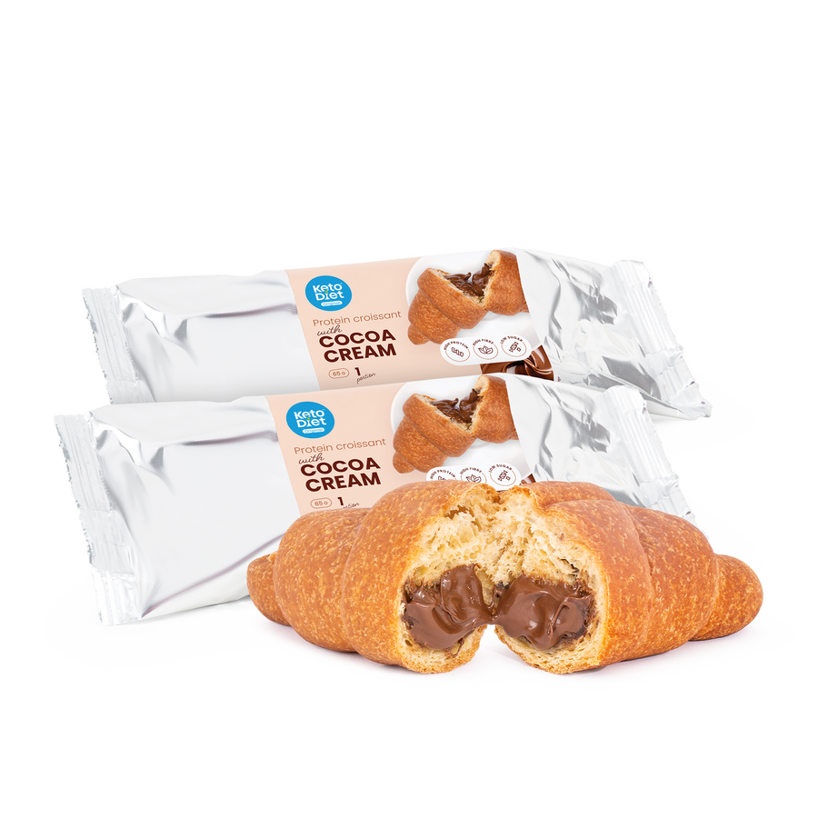 Proteinový croissant s čokoládovou náplní