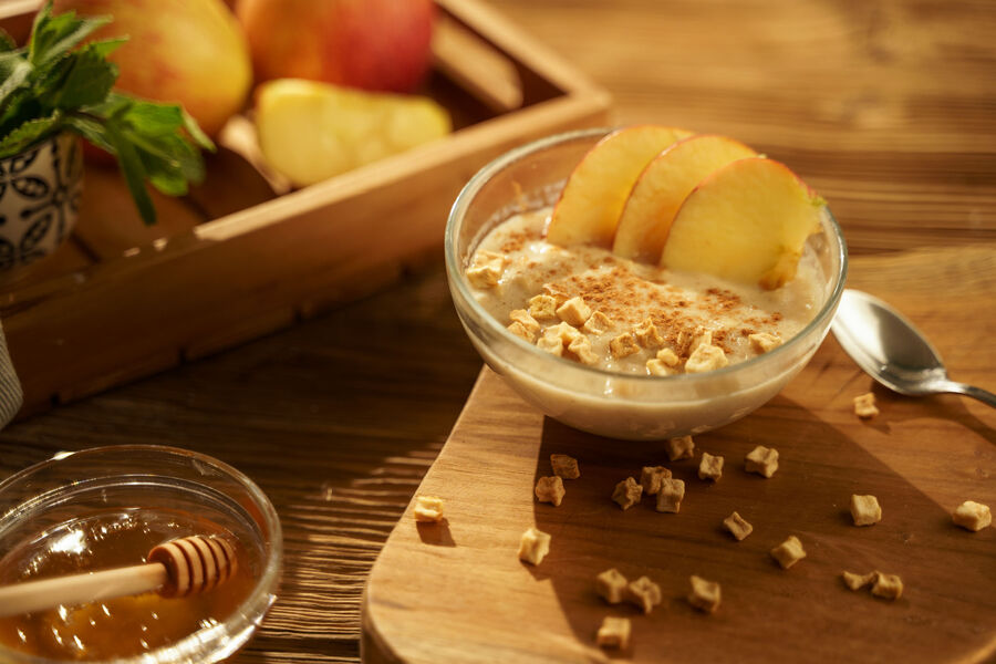 Proteinová kaše KetoDiet – příchuť jablko a skořice (7 porcí)