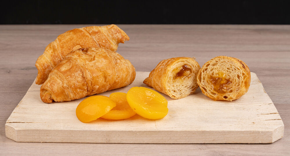 Proteínový croissant – náplň marhuľa (1 ks – 1 porcia)