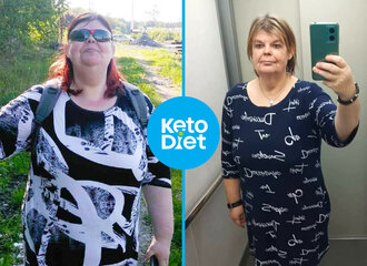 Kateřina zhubla s KetoDiet: proměna před/po dietě