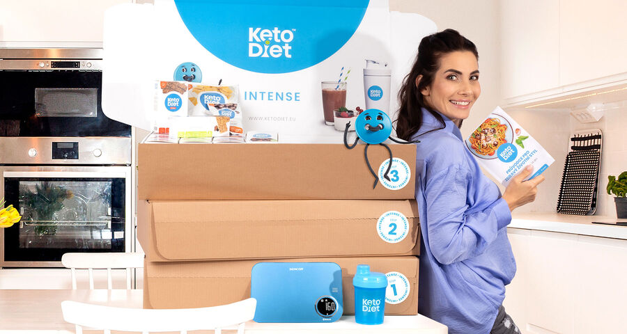 Nové kompletné balíčky keto diéty obsahujú všetky 3 kroky diétneho plánu.