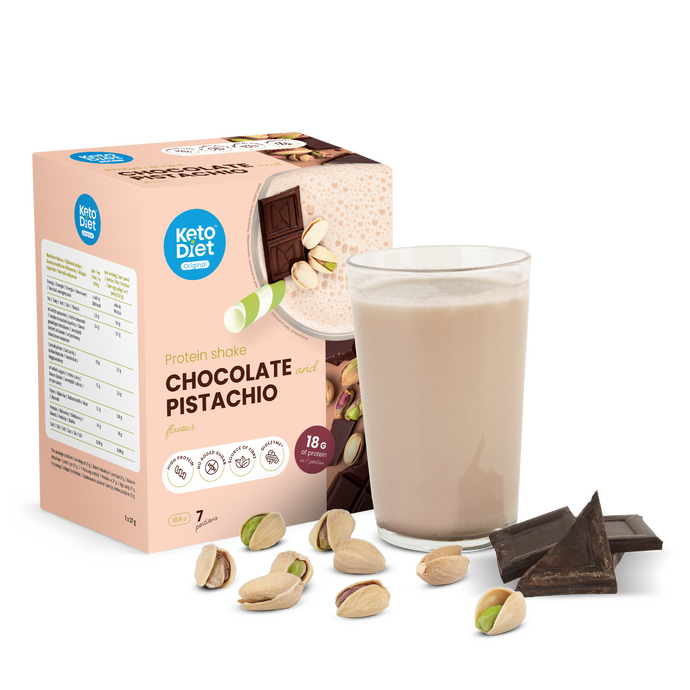 Proteinový nápoj – příchuť čokoláda & pistácie