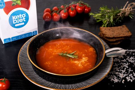 Proteínová polievka – paradajková s rezancami (7 porcií)