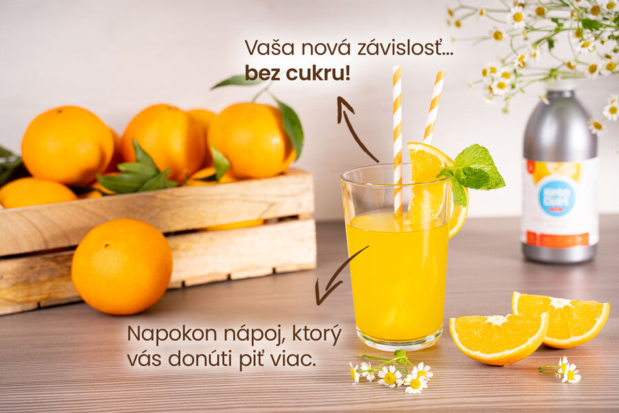 Nápojový koncentrát – príchuť pomaranč 