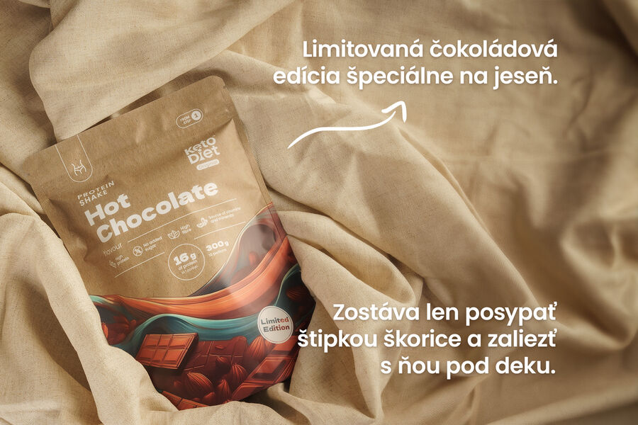 Proteínový nápoj – príchuť horúca čokoláda