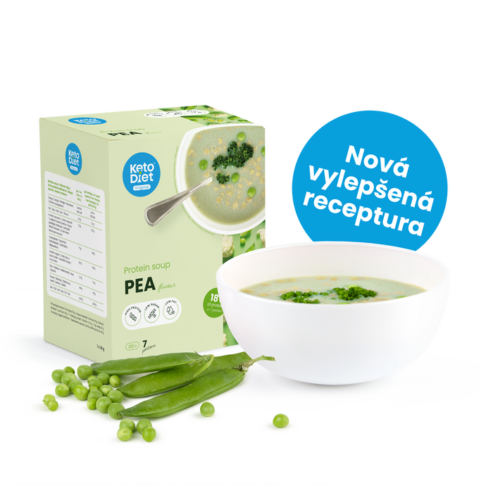 Proteinová polévka – hrášková