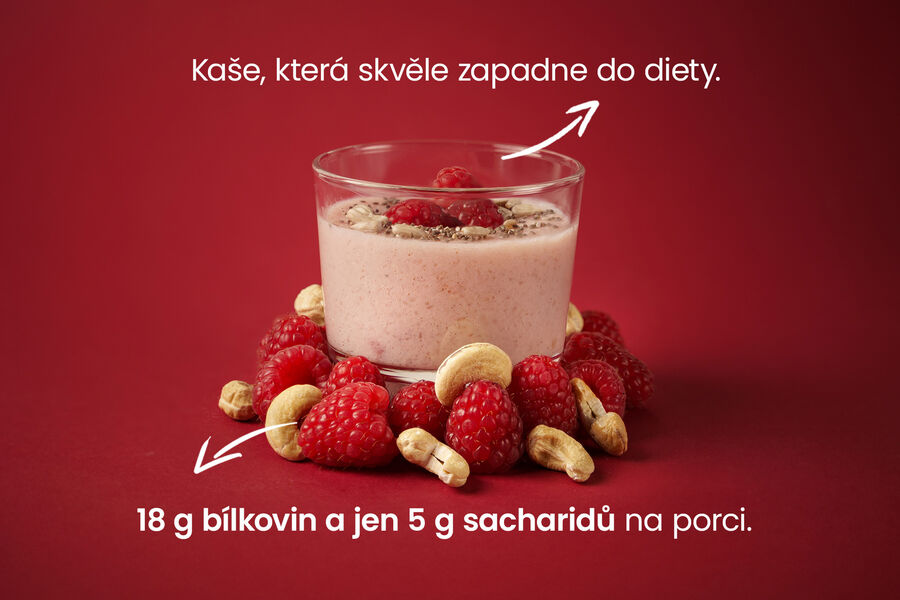 Proteinová kaše – příchuť malina