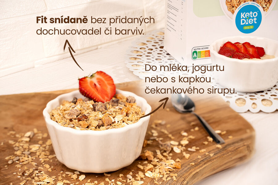 Proteinové müsli – s ovocem