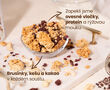Proteinová granola bez cukru – s brusinkami, kakaovými boby a kešu ořechy