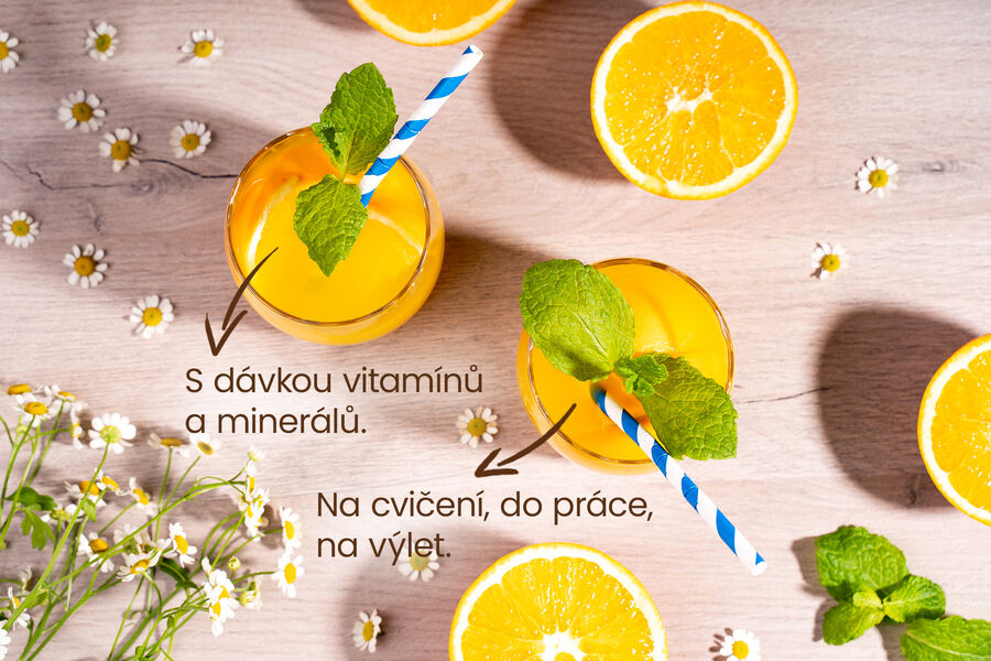 Nápojový koncentrát – příchuť pomeranč 