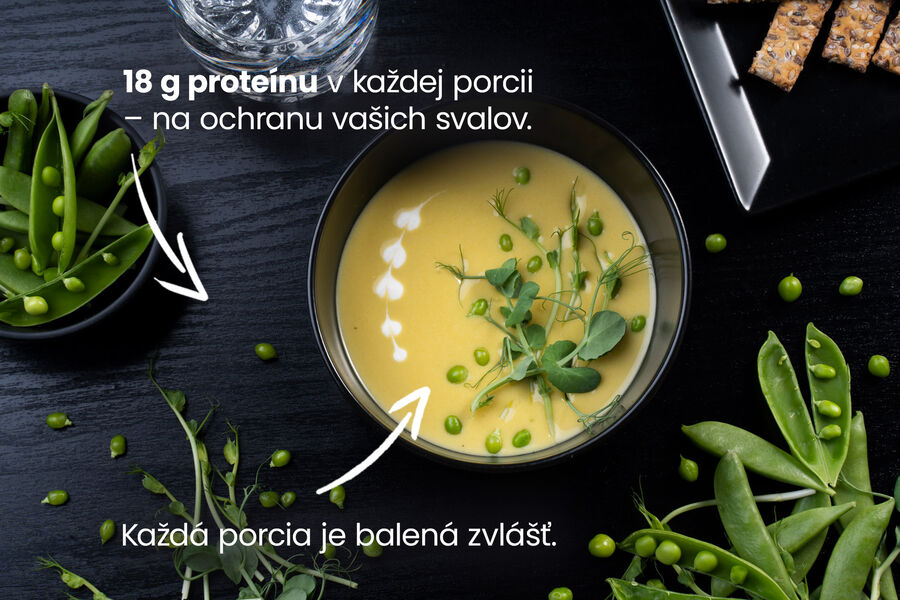 Proteínová polievka – hrachová (7 porcií)