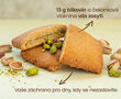 Proteinové cookies s pistáciovým krémem (7 porcí)