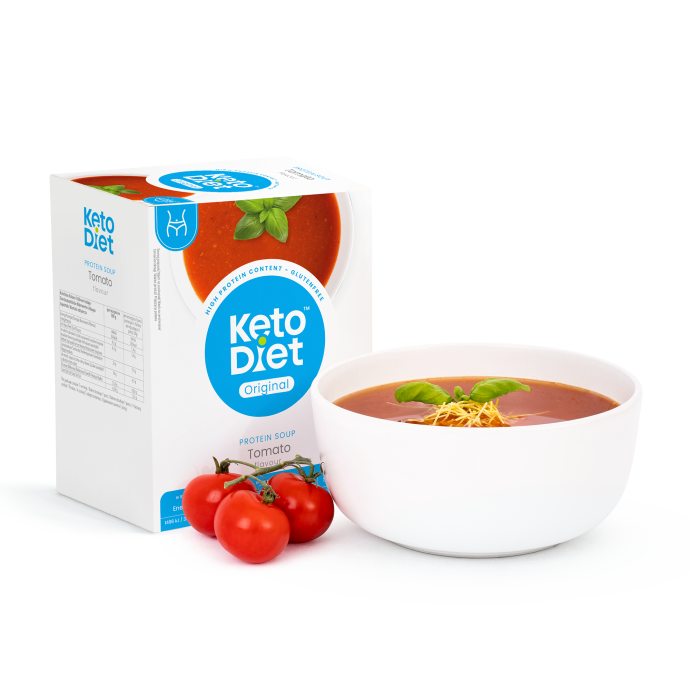 Proteinová polévka – rajčatová s nudlemi (7 porcí)