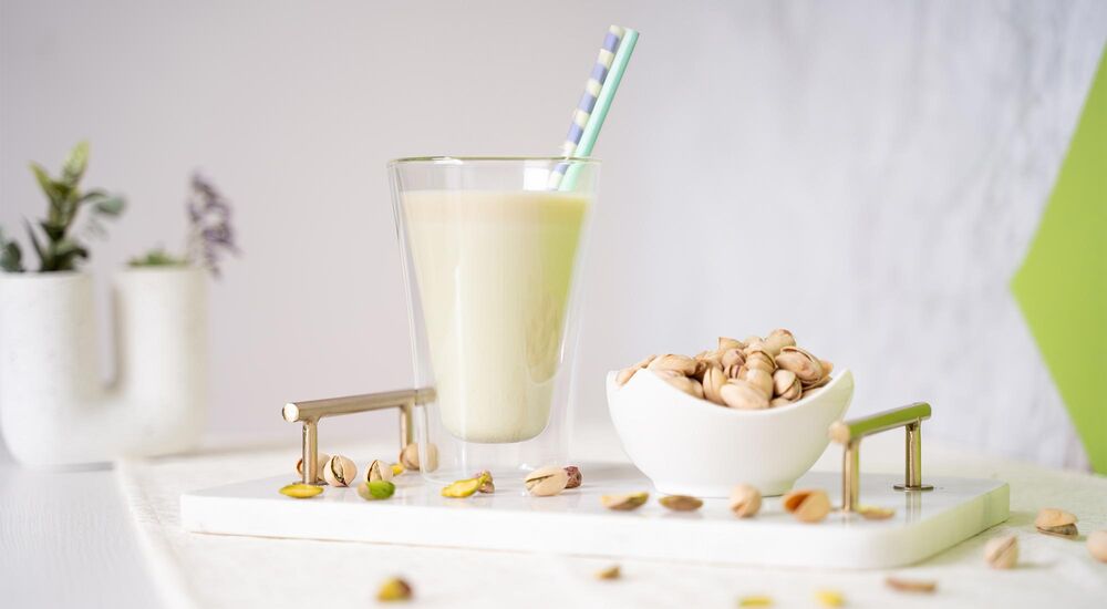 Proteinový nápoj s příchutí pistácií