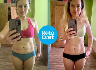 Michaela zhubla s KetoDiet: foto PŘED a PO dietě