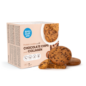 Proteinové sušenky – cookies s kousky čokolády