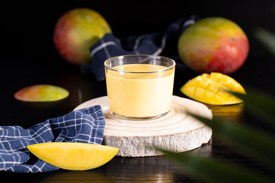 Proteínové smoothie – príchuť mango (200 ml – 1 porcia)