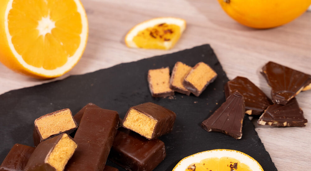 Proteínová tyčinka – príchuť čokoláda a pomaranč (14 ks – 7 porcií)