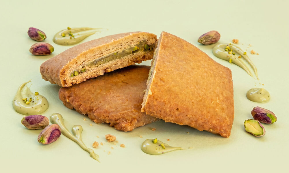 Proteinové cookies s pistáciovým krémem (7 porcí)