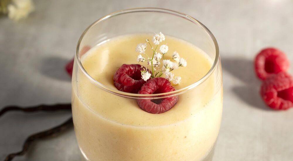Proteinový vanilkový pudink je low carb.