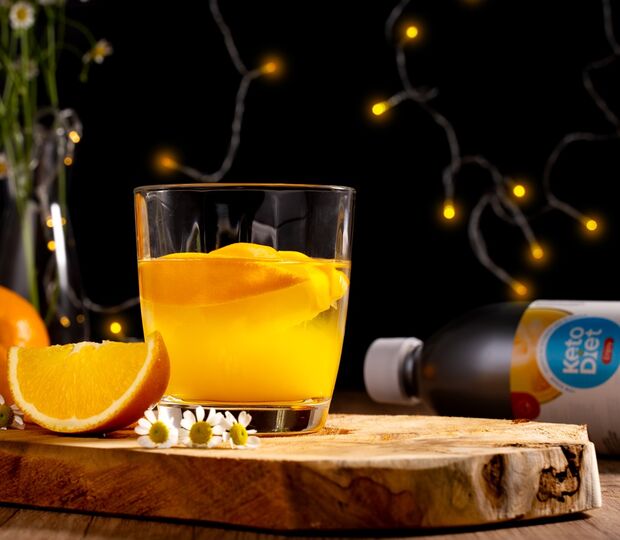 KetoDiet sirup bez cukru – příchuť pomeranč