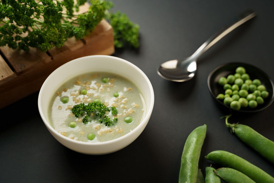Proteinová polévka – hrášková příchuť