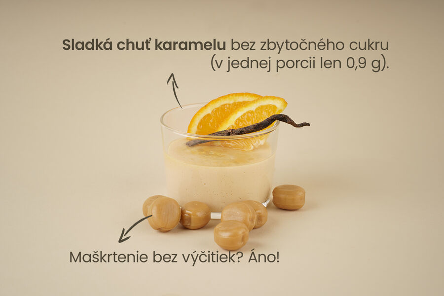 Proteínový puding – príchuť karamel